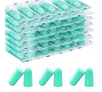 60 pares de tapones para los oídos para dormir, tapones para los oídos súper suaves de 38 dB SNR con cancelación de ruido, protección auditiva para estudiar, trabajar, volar, bloqueo de ronquidos