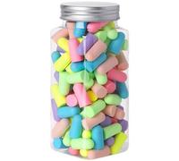 60 Pares Tapones de espuma,Tapones Oidos Ruido Dormir,Tapones para oídos,Tapones Oidos Ruido,para Protección Auditiva, Ronquidos, Relajarse, Trabajar, Estudiar, Viajes (color)