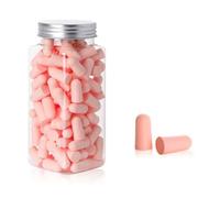 60 Pares Tapones de espuma,Tapones Oidos Ruido Dormir,Tapones para oídos,Tapones Oidos Ruido,para Protección Auditiva, Ronquidos, Relajarse, Trabajar, Estudiar, Viajes (rosa)