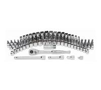 60-Pc. Mechanics SAE Socket Tool Set, 3/8 In. Drive - TV060389