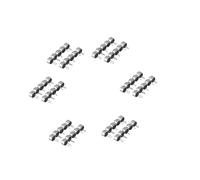 60 PCS 9,7mm x 7mm 2 Pin MIC Capsula Electret Condensador Minifono