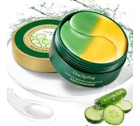 60 PCS Eye Pads, Eye Pads Against Dark Circles & Eye Bag, Golden Cucumber Eye Pads, Moisturizing Under Eye Gel Mask for Puffy Eye, Reduce Wrinkles