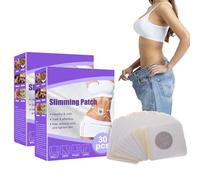 60 pcs Parche Adelgazante, Slimming Patches, Parche Adelgazante del Abdomen, Parche de Ombligo Adelgazante, Para Adelgazar y Perder Peso, Quema de Grasa Rápido y Seguro