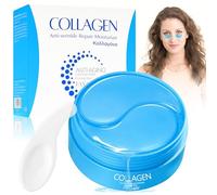60 PCS Parches Colágeno Parches Ojos,Atenuar Las Ojeras y Las Bolsas De Los Ojos y Mejorar Las LíNeas Finas,Hidratante Anti Edad,y Hacer Que La Piel De Esté Firme,Hidratada