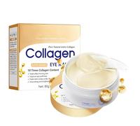 60 PCS Parches Ojos,almohadillas antiedad para los ojos,Máscara Eye Patches de Colágeno,Para Reducir Bolsas y Atenuar Ojeras,Aliviar La Fatiga y Reafirmar La Piel