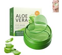 60 PCS Parches Ojos Bolsas y Ojeras,Aloe Vera Mascarilla de Colageno,Para Reducir Bolsas y Atenuar Ojeras,Hidratante Anti Edad,Hidratantes y Reafirmantes para la Piel del Contorno de Ojos