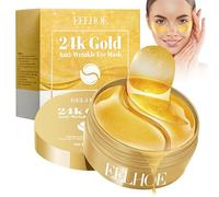 60 PCS Parches Ojos Bolsas y Ojeras, Colágeno Dorado Mascarilla Hidratante Para los Ojos, Parches Antiarrugas Mejorar Las LíNeas Finas, Hidratante Anti Edad, Bolsas de los Ojo y la Hinchazón
