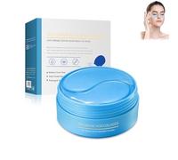 60 PCS Parches Ojos Bolsas y Ojeras,Eye Patches,Mascarilla de Colágeno,con ácido Hialurónico,Aliviar La Fatiga,Mejorar Las Líneas Finas,Hacer Que La Piel De Los Ojos Esté Firme