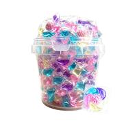 60 perlas perfumadas para la colada, 6 cámaras, ambientador potente y duradero | Perlas de lavandería para ropa, toallas, ropa de cama, mantas, cortinas, alfombras, corredores, coches,