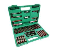60-Piece Mechanics Torque Socket Set S2 Steel Tool Kit with Portable Case