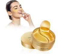 60 Piezas Almohadillas para los Ojos, Parches Ojos Bolsas y Ojeras, Aliviar la Fatiga, Máscara de Ojos de Colágeno, Hidratante Mascarilla de Ojos para Reduce las Arrugas y la Hinchazón