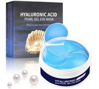 60 Piezas azul Máscara para los Ojos, Mascarilla Eye Patches con Colágeno y Ácido Hialurónico Para, Hacer Que La Piel De Los Ojos Esté Firme, Hidratada, Reduce Bolsas y Ojeras Oscuras