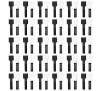 60 Piezas Bridas para Cables Protector de Gestión de Cables Ajustable Enrollador de Cables de Escritorio Soportes para Cuerdas Adhesivos Fácil de Usar Soportes para Cuerdas Adhesivos Correas de