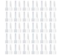 60 Piezas Bridas para Cables Protector de Gestión de Cables Ajustable Enrollador de Cables de Escritorio Soportes para Cuerdas Adhesivos Fácil de Usar Soportes para Cuerdas Adhesivos Correas de