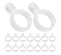 60 Piezas Clip de Hebilla para Percha de Ropa 2,9-3,4 CM | Plástico, Sujeción Antideslizante y Uso Multipropósito, para Bastidores de Bordado y Secado