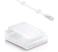 60 Piezas Clips Para Cables - Organizador de Cables y Grapas para Cables, Ideal para cualquier Ambiente - Diseño Adhesivo