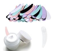 60 Piezas Crema Espátula, Mini Espátula Cosmética, Espátula Cosmética Mascarilla, Espátula Cosmética, Espátula Cosmética Espátula Cosmética Mascarilla