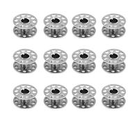 60 piezas de accesorios for máquinas coser domésticas, 12-60 bobinas metálicas vacías acero inoxidable