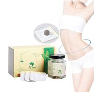 60 piezas de antigüedad eficaz remedio saludable desintoxicación adelgazante pellet del vientre, etiqueta engomada del ombligo de mogura, parche perfecto para adelgazar de desintoxicación