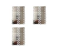 60 Piezas de Postes de Conector de Barras Colectoras LTO, Correas, Clips, Orificio Central de 65 mm, Orificio Ovalado para Celda de Titanato de Litio