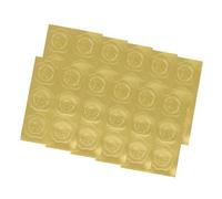 60 piezas de sellos dorados adhesivos para certificados, invitaciones de boda, accesorios de sobre, para envolver regalos