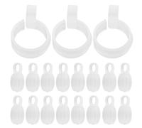 60 Piezas Hebilla de Fijación para Percha de Plástico, 9 a 3,4 CM | Antiviento y Sujeción Firme, para Costura y Bordado, Uso en Balcón y Hogar