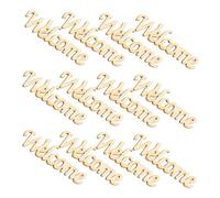 60 Piezas Madera sin Terminar para Manualidades Diy de Letras Inglés para Decoración de Pared y Accesorios de Graffiti para Creaciones de Wreath y Casa