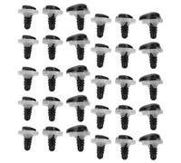 60 Piezas Narices de Seguridad de Crochet de Plástico Negro | Diseño Triangular Realista, Ajuste, Tacto Suave, para Reparación de Peluches y Manualidades de Marionetas