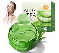 60 Piezas Parches De Ojos Con Aloe Vera Y ColáGeno,Parches Ojos Bolsas Y Ojeras,Mascarilla Hidratante,Hidratantes Y Calmantes,Para Reducir Arrugas,HinchazóN Y Fatiga,Para El Contorno De Ojos