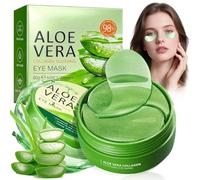 60 Piezas Parches Ojos Aloe Vera, Mascarilla Hidratante Ojos
