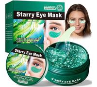 60 Piezas Parches Ojos con Colágeno y Ácido Hialurónico - Reduce Bolsas y Atenuar Ojeras, Anti Arrugas y Líneas de Expresión, Hidratante y Reafirmante para el Contorno de Ojos (Algas Marinas)
