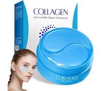 60 Piezas Parches Ojos de Colágeno,Parches Ojos Bolsas y Ojeras,Para Las Arrugas,Las Ojeras,Hidratante de Larga Duración,Contra Las Ojeras