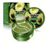 60 piezas ROZINO Parches de Gel de Aloe Vera y Ácido Hialurónico para Ojeras, Bolsas y Arrugas - Mascarilla Hidratante para Ojos, Tono Beige , Reafirmante, Tipos Beige