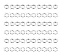 60 Piezas Tuercas Hexagonales M10x1, Tuerca Hexagonal M10 Rosca Fina Galvanizadas, 3mm Espesor, Tuercas Planas para Perno, Tornillo Acoplamiento y Ensamblaje de Maquinaria Industria Muebles