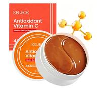 60 Piezas Vitamina C Parches Ojos Bolsas y Ojeras, Anti Edad Eye Patches