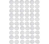 60 plantillas de blíster de silicona antiadherente, plantillas de cojín de aire de punta suave, plantillas ortopédicas de talón plantillas de silicona para zapatos de gel