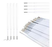 60 Recambios para Bolígrafo, Minas Reemplazables de 1,0 mm, Plástico Universal de Secado Rápido que Evita Arañazos, Azul