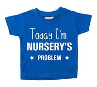 60 Second Makeover Limited Today I'm De vivero Camiseta del Problema Bebé Niño Niños Disponible en Tallas 0-6 Meses to 14-15 Años Azul, 0-6 Months