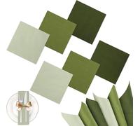 60 servilletas de papel verde salvia, servilletas de papel verde 33 x 33 cm, servilletas desechables de eucalipto, servilletas de cóctel, decoración de mesa para despedida de soltera, boda, cena