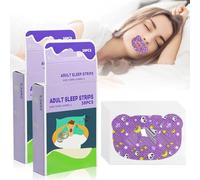 60 Tabletas Mouth Tape Tiritas Antironquidos para Dormir Tiras Bucales para Menos Respiración Bucal Promover Respiración Nasal Mejorar la Calidad del Sueño y Reducir los Ronquidos Hipoalergénicas