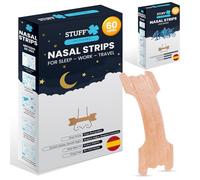 60 Tiras Nasales Antironquidos para Dormir, Alivio de la Congestión Nasal, Mejora la Respiración, Nasal Strips para Roncar y Hacer Deporte