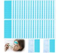 60 tiritas para la fiebre, acumuladores de frío, almohadillas de enfriamiento de gel para golpes de calor, enfriamiento, dolores de cabeza, apósitos fríos instantáneos para fiebre y migrañas (60)