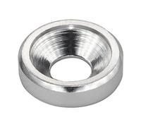 [60 unidades] Arandelas avellanadas de acabado M3, aleación de aluminio anodizado, arandelas de cabeza, juntas de copa para tornillo RC/FPV/PC/Drone/piezas de accesorios mecánicos, plateado
