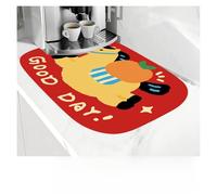 60 x 40 cm Alfombrilla Cafetera , 2 en 1 Tapete Cafetera Secado Rápido protección para Encimera, Hogar, Cocina ,A