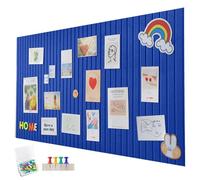 60 x 40 cm de fieltro, tablón de anuncios de fieltro grande, autoadhesivo, decorativo de fieltro, 0,9 cm de grosor, pizarra plegable para fotos, tableros de notas, decoración de pared para oficina