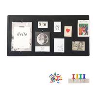 60 x 40 cm, tablero de corcho grande, pared de corcho decorativa de fieltro, 0,9 cm de grosor, pizarra fotográfica plegable con cinta adhesiva, fieltro autoadhesivo, tablero de visión, agujas de