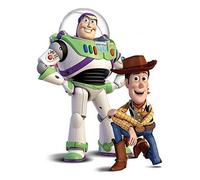 '60 x 80 cm Toy Story Buzz y Woody Impresión de Lienzo