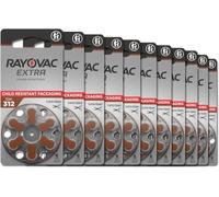 60 x Rayovac Extra 312 Hörgerätebatterien Sparpack
