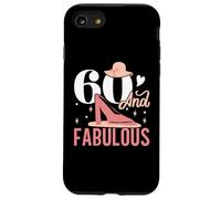 60 y Fabuloso Feliz cumpleaños 60 cumpleaños celebrante Carcasa para iPhone SE (2020) / 7/8