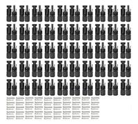 600/400/200/100/10Pcs Panels Connectors Kit, PV Plug 1000V DC 30A, for Photovoltaic MC Cable 2.5/4/6mm²(100pcs(50pairs))